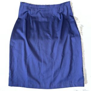 CL Cricket Lane Vintage 80s Womens 12 Canvas Blend Tulip Skirt Stretch USA Made